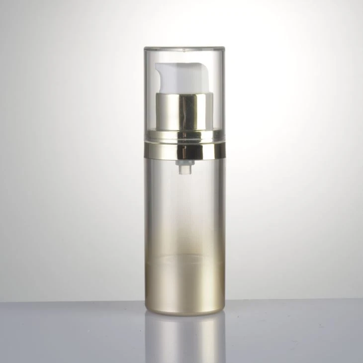 30 ml 50 ml kosmetisk airless flaska med lutande axlar